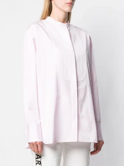 Shop Stella Mccartney Pin Tuck Shirt In Pink