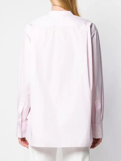 Shop Stella Mccartney Pin Tuck Shirt In Pink