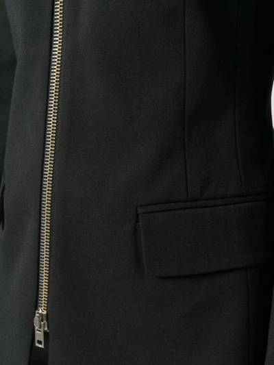 Shop Alexander Wang Slim Jacket In Black