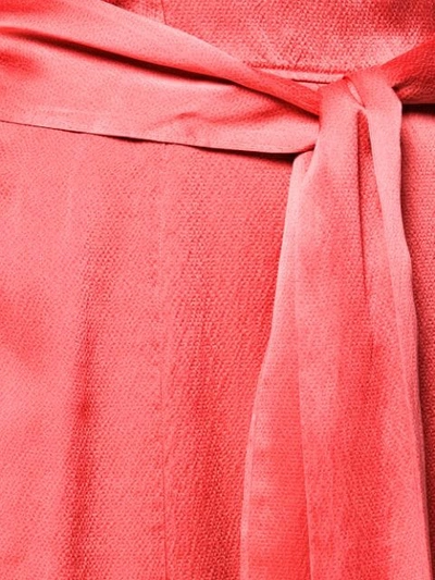 Shop Forte Forte Petalo Wrap Dress In Red