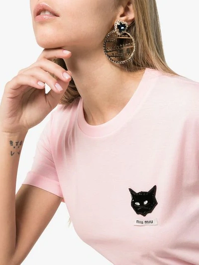 Shop Miu Miu Cat In Pink