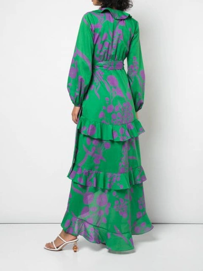 Shop Cynthia Rowley Lanai Maxi Dress In Green