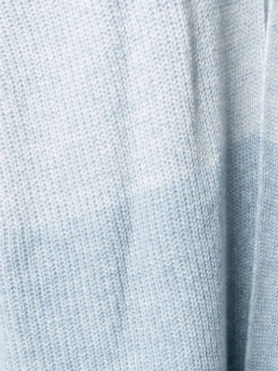 Shop Agnona Belted Cardigan In Blue