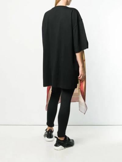 Shop Andrea Crews Oversized T-shirt Dress - Black