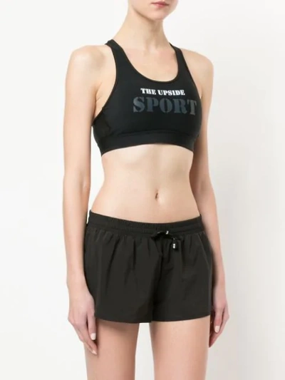 Shop The Upside Sports Bra In Black