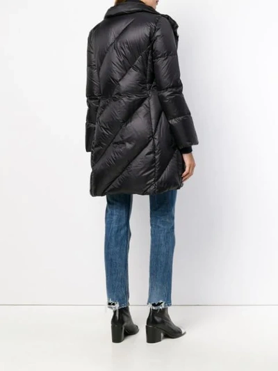 Shop Fay Hooded Padded Coat In Black