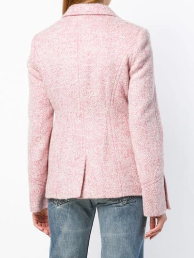 Shop Blumarine Fitted Blazer In Pink