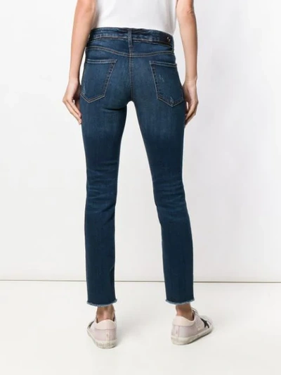 Shop Cambio Slim Fit Jeans In Blue