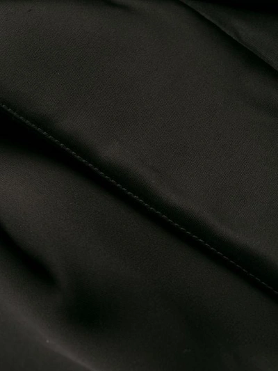 Shop Alexandre Vauthier Satin Pencil Skirt In Black