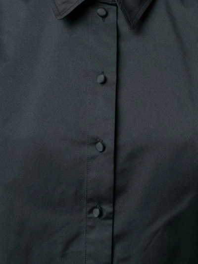 Marc Jacobs Frill-hem Fitted Blouse In Black
