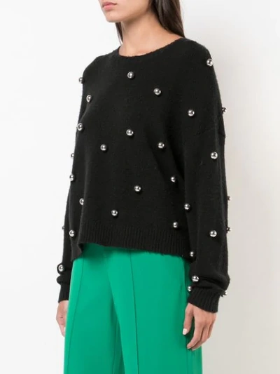 ALICE+OLIVIA GLEESON JUMPER - 黑色