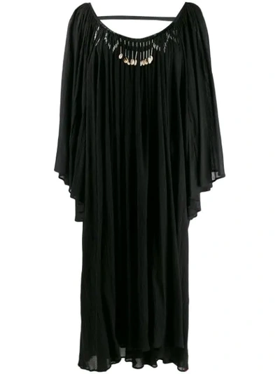 Shop Giacobino Embellished Tunic Dress In Black