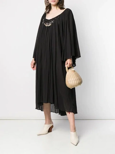 Giacobino Embellished Tunic Dress In Black