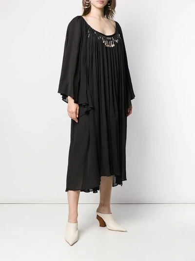 Giacobino Embellished Tunic Dress In Black