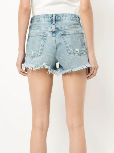 Parker distressed denim shorts