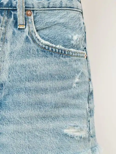 Parker distressed denim shorts