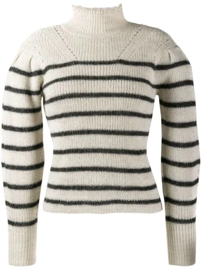 Shop Isabel Marant Étoile Georgia Knit Jumper In 02an Georgia Grey