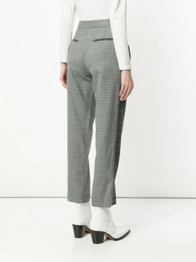 Shop Rag & Bone Meki Stripe Trousers In Grey