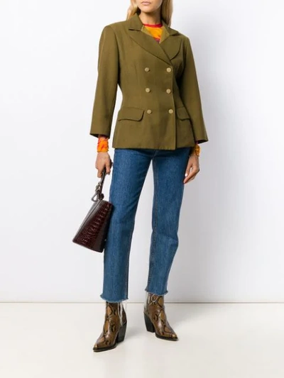 Pre-owned Jean Paul Gaultier Double Breasted Jacket In Green