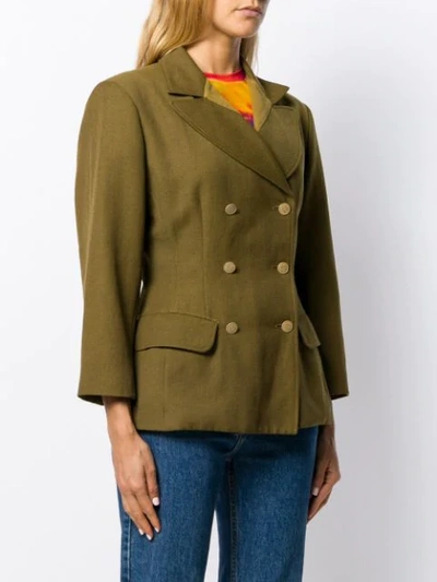 Pre-owned Jean Paul Gaultier Double Breasted Jacket In Green