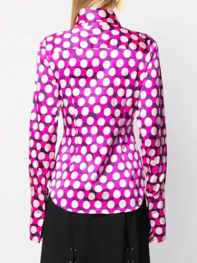 Pre-owned Dolce & Gabbana 1990's Polka Dots Shirt In Pink