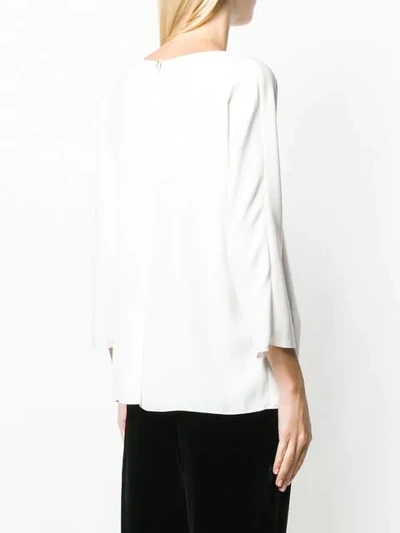 Shop Marcha Luisa Blouse In Off White