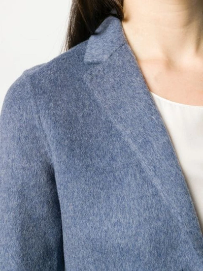 Shop Theory Single-breasted Fitted Blazer In Blue