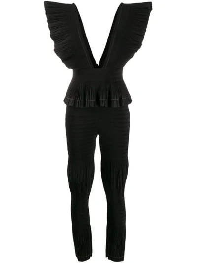 AREA STATEMENT连体长裤 - 黑色