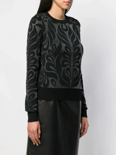 Shop Partow Anise Patterned Jumper In Black