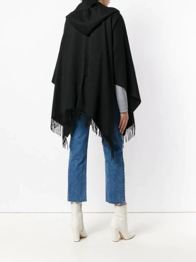 Shop Snobby Sheep Fringed Shawl - Black