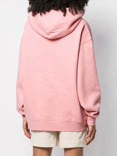 ACNE STUDIOS HOODED SWEATSHIRT - 粉色