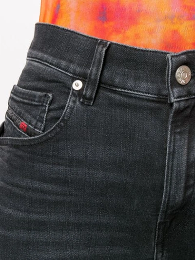 Shop Diesel 'widee' Jeans In Black