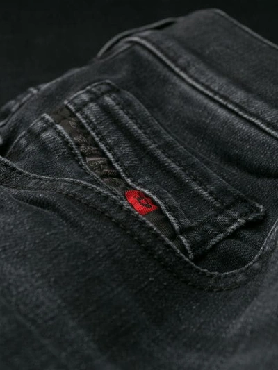Shop Diesel 'widee' Jeans In Black