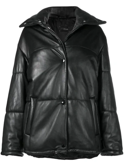 Shop Manokhi Padded Drawstring Jacket In Black