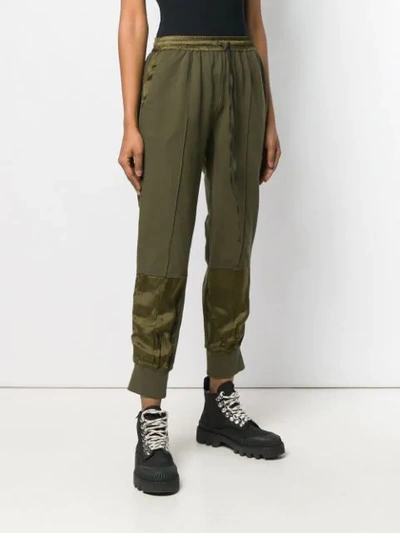 Shop Andrea Ya'aqov Tracksuit Trousers In Green