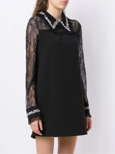 Shop Andrea Bogosian Shift Dress In Black