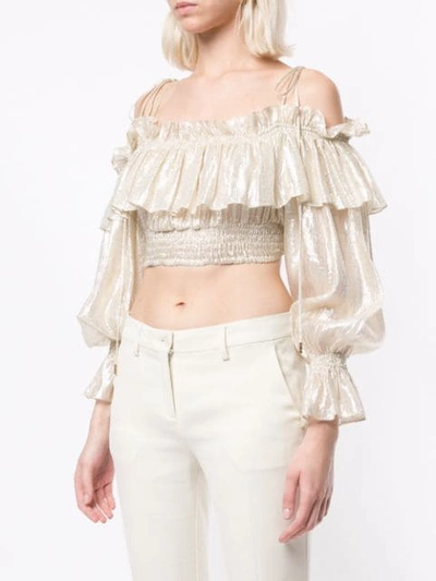 Shop Alice Mccall Champers Top In Gold