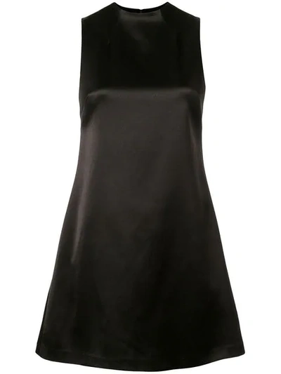 Shop Alice And Olivia Coley Mock Neck Short Dress In Black