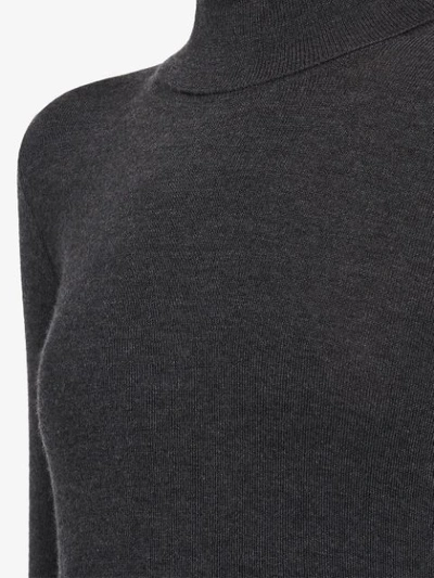 Shop Prada Turtleneck Sweater In Grey