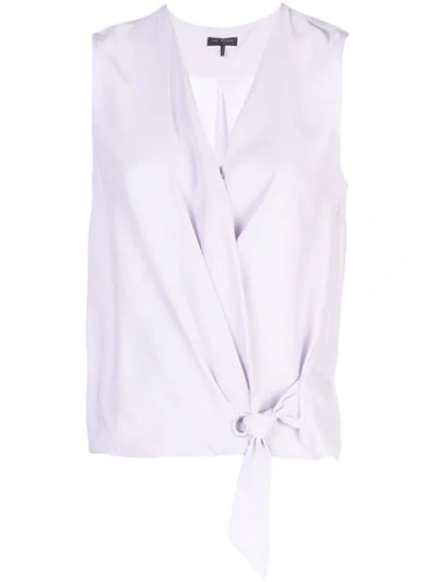 Shop Rag & Bone Gewickeltes Top - Lila In Purple