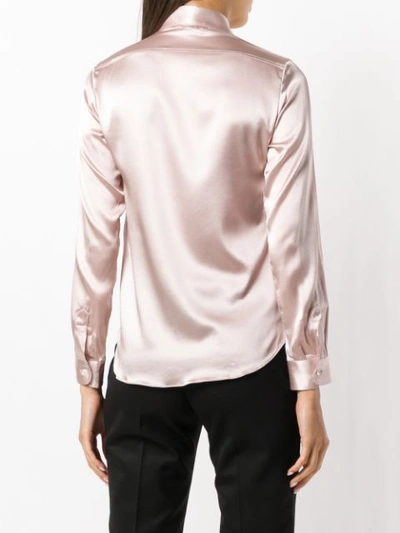 Shop Blanca Classic Evening Shirt In Pink