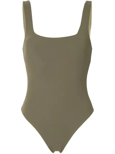 Shop Fella Harvey Specter Swimsuit In Green