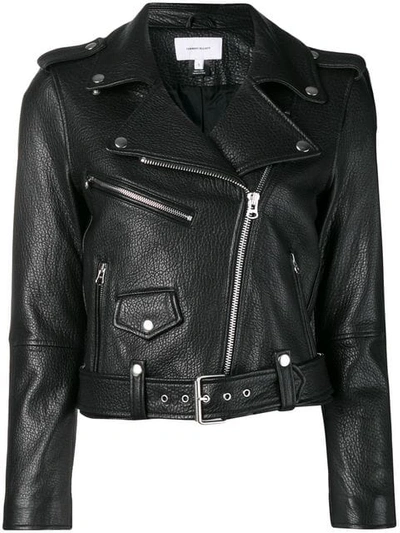 Shop Current Elliott Biker Jacket In Black