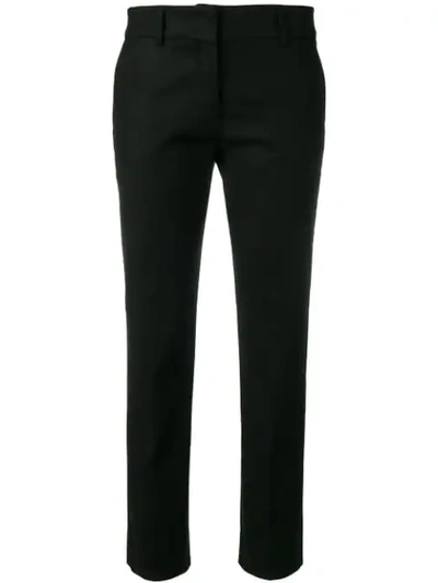 PIAZZA SEMPIONE CROPPED TAILORED TROUSERS - 黑色