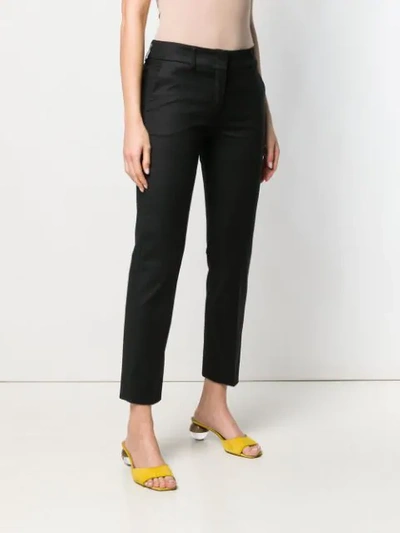 PIAZZA SEMPIONE CROPPED TAILORED TROUSERS - 黑色
