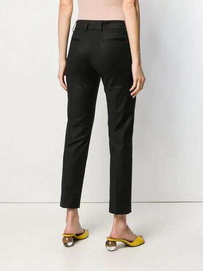 PIAZZA SEMPIONE CROPPED TAILORED TROUSERS - 黑色