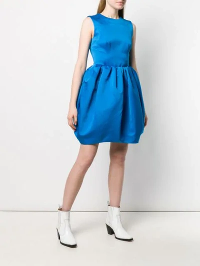 Calvin Klein 205w39nyc Short Puffball Dress In Blue