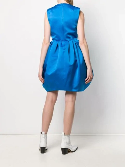 Calvin Klein 205w39nyc Short Puffball Dress In Blue