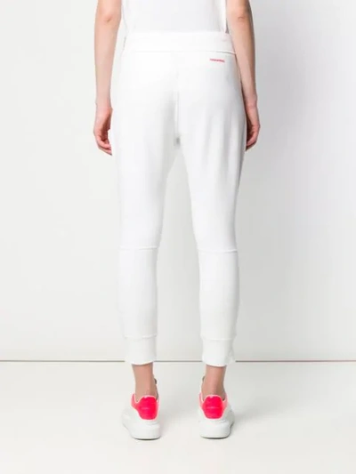 Shop Dsquared2 Icon Sports Trousers In White