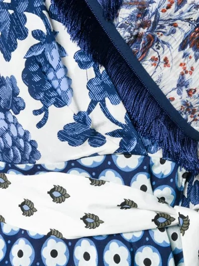 Shop Diane Von Furstenberg Ava Wrap Midi Dress - Blue